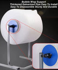 Heavy Duty Bubble Wrap Dispenser Stand And Adjustable Packing Roll Holder Shop Grade Steel Ship Station Rack with thick galvanized pipe.