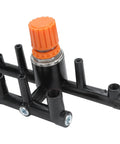 Nan Pressure Regulator Valve For Air Compressors And Small Pneumatic Systems with orange knob on black connectors