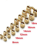 Barrel Hinges Set Of 5 Hidden Hinges For Cabinets And Small Boxes Brass 8mm To 18mm 180 Degree Swing Adjustable Screws For Precise Fit