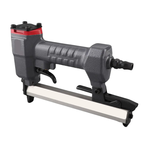 Lightweight 18 Gauge Pneumatic Brad Nailer Featuring A Durable Aluminum Frame And Reliable Trigger Action for furniture assembly.