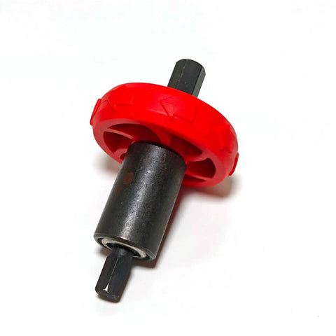 Red Jump Start Drill Bit Adapter For Electric Engine Ignition Bypass Pull Cord Plug Button Jump Start System Industrial Grade CRV Core