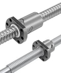 12mm Ball Screw With SFU1204 RM1204 Anti Backlash Linear Motion Screw Set with Nut, 420mm Long, 4mm Lead, for CNC Machines and Precision Milling