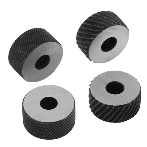 Four spare knurling wheels for Knurling Tool Holder With 2cm Shank And Four Spare Knurling Wheels For Metal Lathe And 7X Mini Lathe