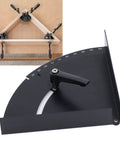 Handy Variable Angle Fixture For Woodworking Angle Clamp And Corner Fixer With Protractor 90 Degree Built Tough Black Finish Adjustable Screw Accurate Reading Easy To Use Woodworking Tool For Cabinets Frames And Fine Woodwork.