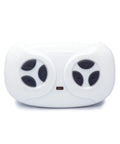 2.4GHz Bluetooth Remote Control for Kids Ride On Cars 12V Electric SUVs and Trucks, white handheld design