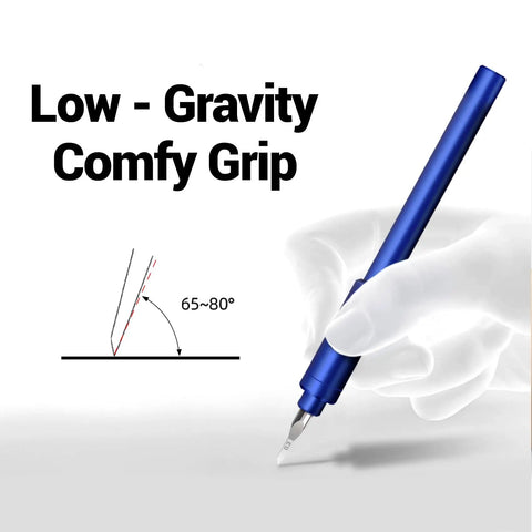 Top Shelf 9 Piece Model Scribing Tool Kit Featuring Heavy Duty Tungsten Carbide Blades And Slick Guide Tape For Serious Builders shows comfy grip angle.