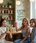 Compostable Agave Fiber Straws, Individually Wrapped, 20,000 Count, Rigid For Hours In Hot Coffee Up To 106 Fahrenheit, Frozen Margaritas And Smoothies Safe, Zero Plastic, No Taste, Eco Friendly Bar And Cafe Must Have used in cafe with smoothies