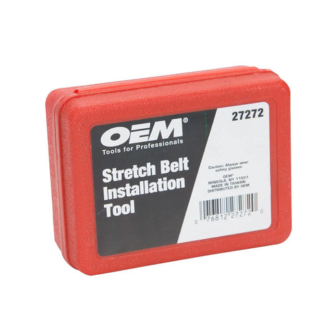 Red case for Stretch Belt Installation Tool For European And Asian Cars Pro Grade Belt Tensioner Kit With Expanded Pin Config