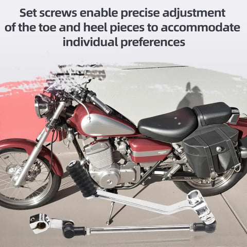 Direct Fit Motorcycle Shift Linkage For Honda Rebel CMX250 CA250 And Earth Eagle DD250, chrome metal bolt-on shifter with set screws