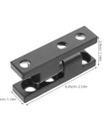 Heavy Duty Barrel Style Detachable Hinges With Integrated Lock For Electric Cabinets And Rolled Steel Panels, Zinc Alloy Build