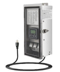 300W Low Voltage Landscape Transformer With Timer And Photocell Sensor Outdoor Waterproof Yard Ready For Spotlights And Pathway Lighting 120V AC To Twelve Or Fifteen Volt Output Four Modes, front view