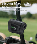 Dope Golf Range Finder With Slope 1200 Yard Range 6X Magnification Magnetic Mount on golf cart