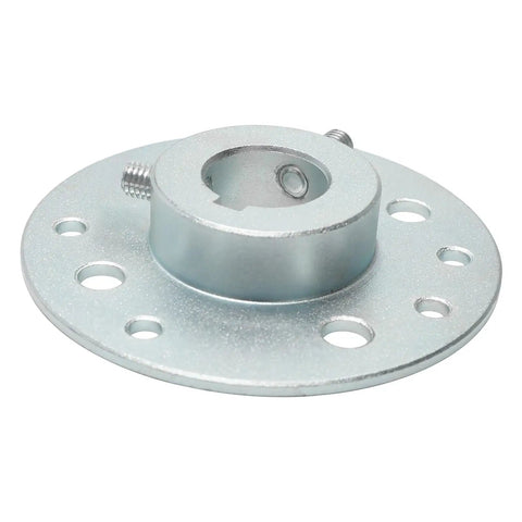 Beater Proof Aluminum Chain Sprocket Axle Hub Adapter Precision Machined Keyed Design Built Tough For Go Kart Dune Buggy Golf Cart Atv Utv Ebike Quad Trike Offroad Motorcycle Cruisers Featuring 26mm Axle Hole, 102x102mm, rugged aluminum design.
