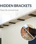 Hidden Countertop L Bracket For Overhang Support Beefy Heavy Duty Steel Granite Countertop Bracket Keeps Islands Secure
