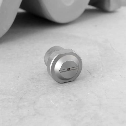 Two Pack Pressure Washer Nozzles With One Eighth Inch NPT Thread, Heavy Duty Stainless Steel Spray Nozzles, 25 Degree Pattern, 4000 PSI