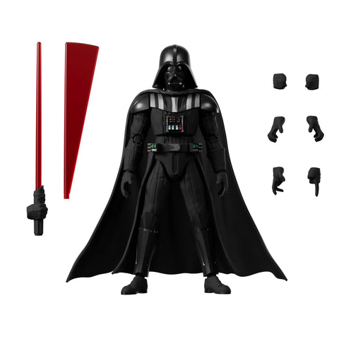 Darth Vader The Empire Strikes Back Model Kit Officially Licensed 6.06-Inch Poseable Figure With Movie Accurate Armor And Soft Rubber Cape No Tools No Paint No Glue No Cutting Age 14 Plus