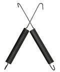 Two Piece Heavy Duty Dishwasher Door Springs Set For Home And Commercial Kitchens Beefy Metal Replacement Parts For Dishwashers Easy Install Prevents Door Slams And Accidental Drops black coiled springs