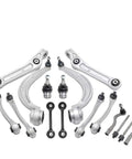 Beefed Up 16 Piece Control Arm Kit with Ball Joint and Bushing Stabilizer Links and Tie Rods for A4 B9 8W2 8WH 8W5 and A5 F53 F57 F5A