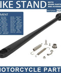 Dirt Bike Kickstand Built Tough 7075 Aluminum With Springs And Bolts Fits 150 200 250 300 350 400 450 500 505 530 EXC XC XCW XCF XCFW EXCF EXCR XCRW Supermoto Enduro Motocross Black