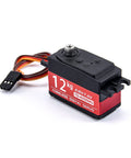 Front view of Readytosky 12kg waterproof digital servo with metal gear and 3-wire connector