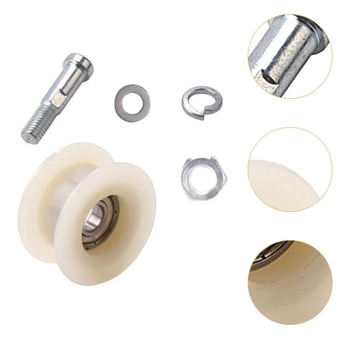 Slick Ride Bike Chain Tensioner Pulley Roller For Smooth Gear Shift And Reliable Driving Keep Your Chain Tight Super Quiet Plus Easy To Install Great Spare Part Upgrade For Your Daily Ride Kit, nylon wheel with steel bolt and washers