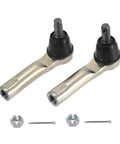 Two Pack Front Outer Tie Rod Ends Kit For Honda CR-V 2007 2011 And Honda CR-Z 2011 2012 Durable Steering Linkage Upgrade OE Style 53540SWAA01 For Improved Handling And Smoother Road Feel, two tie rod ends with castle nuts and cotter pins