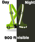 10 Pack Hi Vis Safety Vests With Reflective Strips Adjustable Neon Yellow Vests for day and night visibility