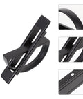 Stealthy Recessed Zinc Alloy Door Handle 85mm Rotation Pull For Drawer Cabinet Furniture Wardrobe Hidden Invisible Cabinet Pull