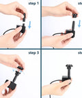 DIY Solar Fountain Pump 2.5W With Six Nozzles And Four Foot Water Pipe assembly steps overview