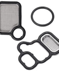 VVT VTEC Solenoid Gasket Kit Valve Cover Set Spool Valve Filter Screen for Honda Accord Civic CR V Element and Acura RDX RSX TSX 2002 2015