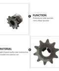Top Tier 10 Tooth Heavy Duty Metal Sprocket For Motor Gear Machine Industrial Drive Single Bore Steel Chain Transmission Part top view