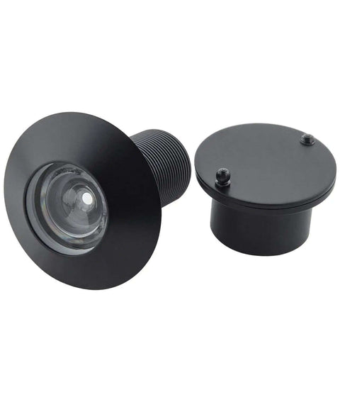 Solid Brass Door Peephole Viewer With 220 Degree Wide Viewing Angle And Heavy Duty Rotating Privacy Cover For Front Door Security, black finish