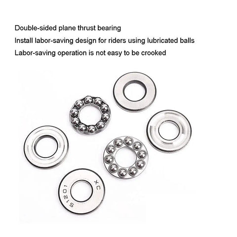 Double-sided plane thrust bearings with lubricated balls for Dope Bicycle Headset Press Tool For Easy Install And Bottom Bracket Press In