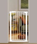 Extra Tall Baby Gate Stand 38 Inch Tall Adjustable Wide 25.59 To 84.64 Inch Metal Walk Through Gate For Doorways And Stairs