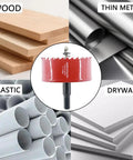 3 Inch Hole Saw With Arbor HSS Bi Metal Hole Cutter for wood, plastic, drywall, and thin metal sheets