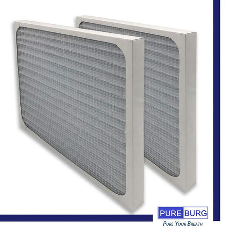 Two Pack H13 True HEPA Replacement Filters For Hunter HEPAtech Air Purifiers Fits 30930 And 30020 Series PM2.5 Easy Fit