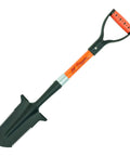 Heavy Duty 29 Inch Double Serrated Shovel With 4x8 Blade Beefy Yet Light At Under 3 Pounds Solid Center Spine For Rigidity Large Ergonomic Steps