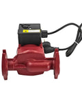 Whisper Quiet Hot Water Circulation Pump For Smooth Home Heating 230V 1 6Hp with heavy duty motor and power cord.