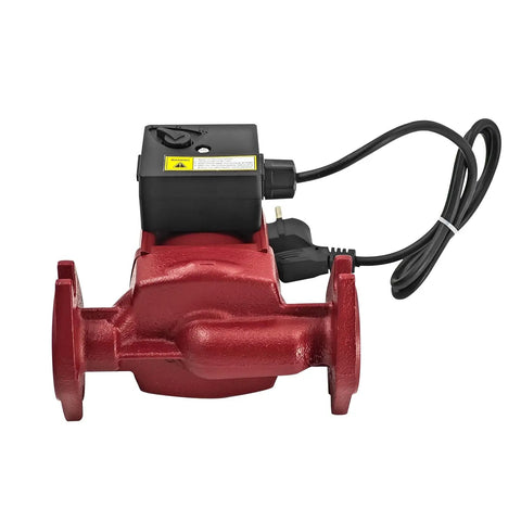 Whisper Quiet Hot Water Circulation Pump For Smooth Home Heating 230V 1 6Hp with heavy duty motor and power cord.