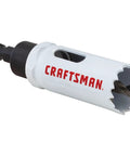 Bi-Metal Hole Saw With Arbor For Long Life And Durability One-Piece Cutting Solution Built To Slice Through Metal Wood And Plastic