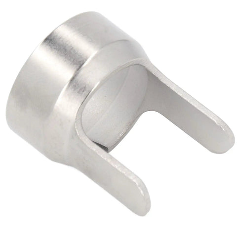 Hot Stainless Steel Double Pointed Plasma Cutting Standoff Guide For SL60 And SL100 Torch, side view showing double pointed design.