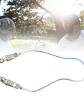 Stainless Steel Fencing Head Wire Clamp For Foil And Saber Equipment with Conductive Wire Design and Precise Connection