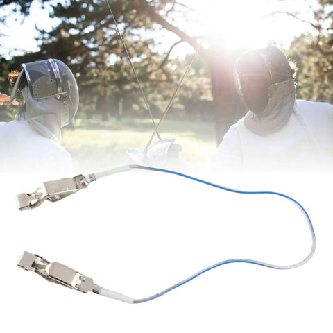 Stainless Steel Fencing Head Wire Clamp For Foil And Saber Equipment with Conductive Wire Design and Precise Connection