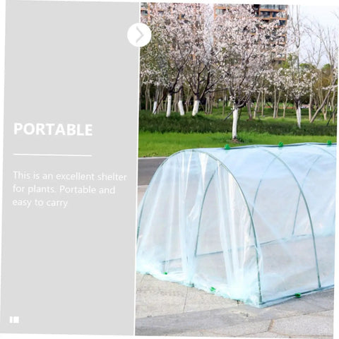 Greenhouse Support Bracket And Plant Cover Kit For Raised Beds All Season Rainproof Frost Shield Outdoor Indoor Garden Accessory Durable Plastic Material Easy DIY Setup Options