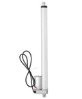 Get This Heavy Duty 30N Electric Linear Actuator With Compact Design For Boats And Industrial Machinery, Low Noise And Energy Saving Power Move For Cars At 12V DC Voltage, vertical profile with motor attached.