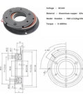 Electromagnetic brake FBD-2.5, 2 kg/20 Nm, DC24V, 20W, round flange mounting
