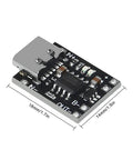 No Sweat Usb Type C Lithium Battery Charger Board 10 Pack 3.7v To 4.2v Fast Charge Module with LED status lights, compact board size.