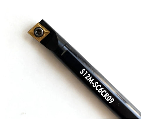 Beefed Up Half Inch Indexable Lathe Turning Tool Holder Boring Bar For CCMT Carbide Inserts close-up view