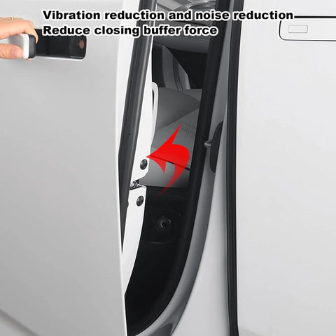 Top Tier Silicone Door Lock Dampers For Gmc Sierra 1500 2500 3500 SLT AT4 Denali 2019 2026 4 Pack Kit shown inside truck door.