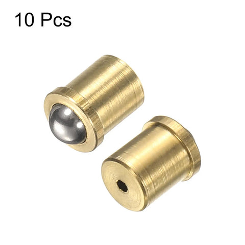 Top Shelf Brass Ball Spring Plungers Ten Pack Four By Five Millimeters With Super Tight Grip showcasing two brass plunger balls.